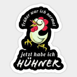 Lustige Hühner Landwirt Sprüche Geflügel Bauer Sticker